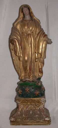 Statuette sur socle 2 : Immaculée Conception