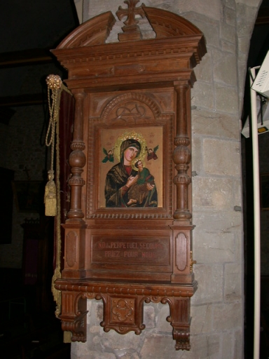 Panneau de dévotion à la Vierge à l'Enfant, dite Notre-Dame du Perpétuel Secours