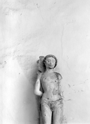 Statue (d'applique, demi-nature) : saint Sébastien, chapelle Notre-Dame (Séglien)