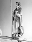 Statue (d'applique, petite nature) : saint Jean, chapelle Saint-Jean-Baptiste (Cléguérec)