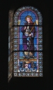 Verrière à personnages de la baie 110 : sainte Philomène