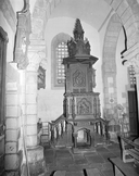 Chaire à prêcher, style néo-gothique, église paroissiale Saint Pierre (Plogastel-Saint-Germain)