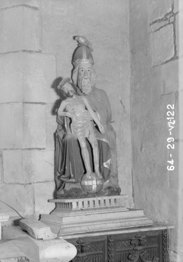 Groupe sculpté : Trinité, église paroissiale Saint-Pierre (Carhaix-Plouguer)