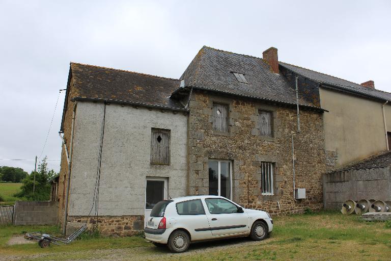 Les maisons et fermes sur la commune de Langan