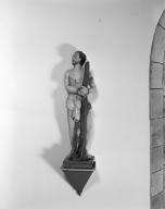 Statue (petite nature) : saint Sébastien, chapelle Saint-Servais (Pont-Scorff)