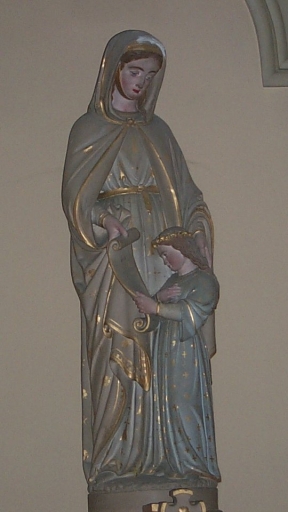 Statue : Education de la Vierge