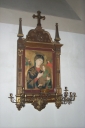 Estampe encadrée : Vierge à l'Enfant