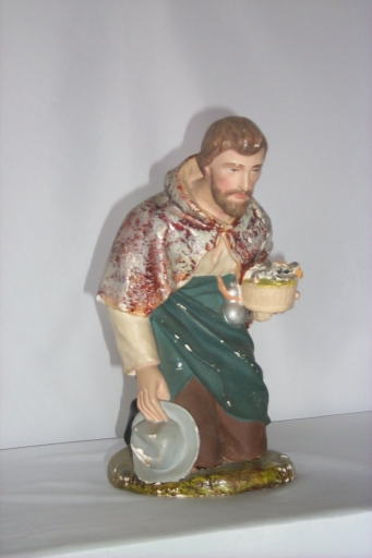 Ensemble de 10 santons de la crèche