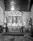 Ensemble de l'autel secondaire sud : autel, retable, église paroissiale Notre-Dame (Malansac)