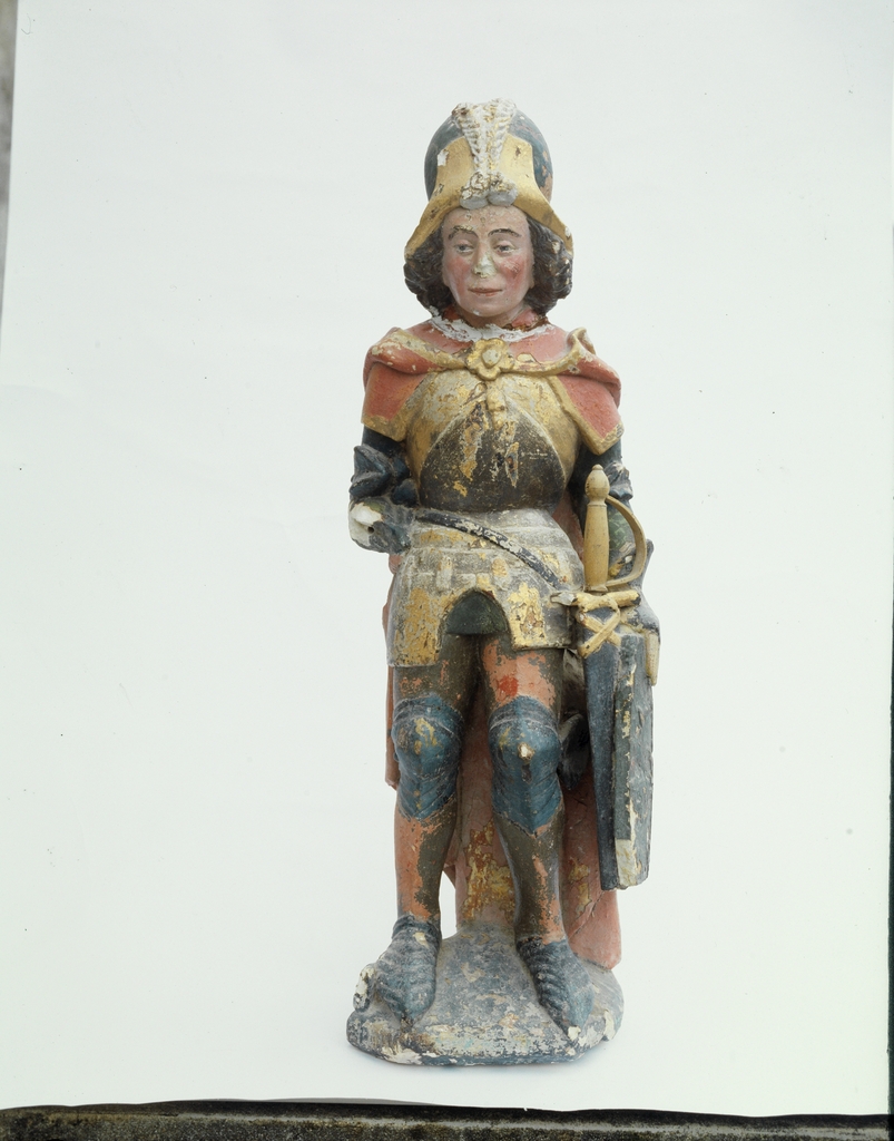 Statue : Saint Maurice d'Agaune, église paroissiale Saint-Guyomard (Saint-Guyomard)