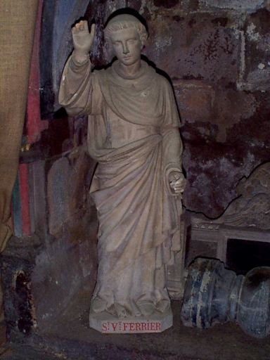 Statue (petite nature) : saint Vincent-Ferrier