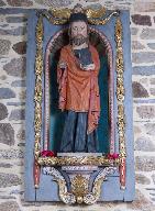 Statue : Saint Yves, chapelle Saint-Léon (Glénac fusionnée en La Gacilly en 2017)