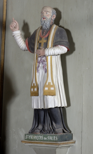 Statue sur culot : Saint François de Sales