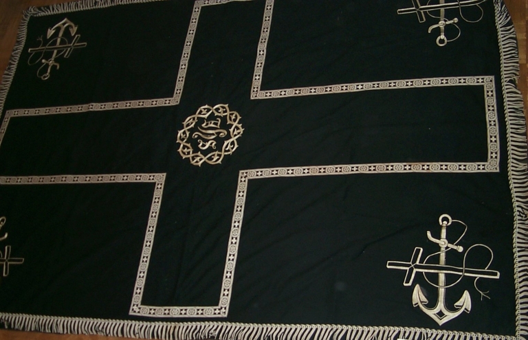 Ensemble de 6 draps mortuaires