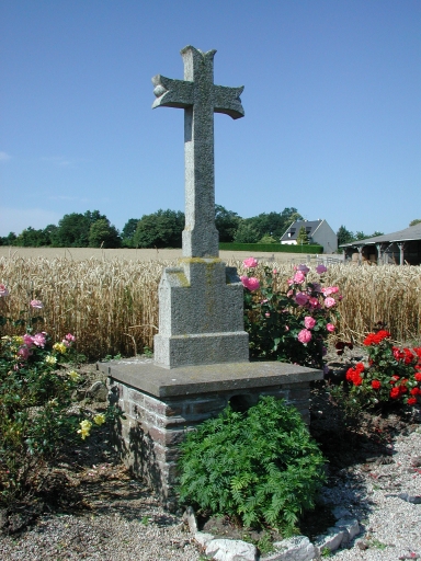 Croix de chemin (ancienne croix de cimetière), la Haie Colin (Visseiche)