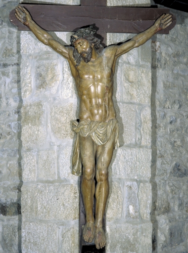 Croix (grandeur nature) : Christ en croix