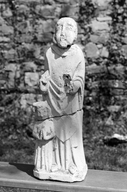 Groupe sculpté (statuette), dit saint Joseph et l'enfant Jésus, château, la Molière (Saint-Senoux)
