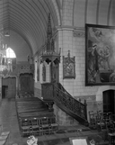 Chaire à prêcher, style néo-gothique, église paroissiale Saint-Pierre, Immaculée-Conception (Mecé)