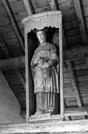 Statue (d'applique, petite nature) : saint Yves de Tréguier, chapelle Saint Corentin (Carnoët)