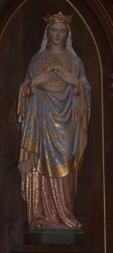 Statue : Vierge du Sacré Coeur