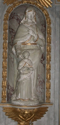 Statue : Education de la Vierge