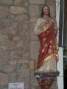 Statue, socle (petite nature) : Sacré Coeur