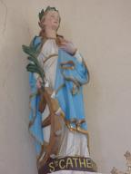 Statue : sainte Catherine d'Alexandrie, chapelle Sainte-Catherine (Augan)