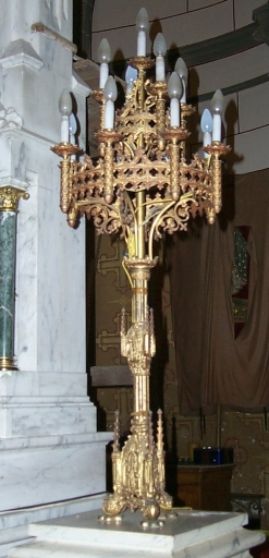 Paire de chandeliers de choeur