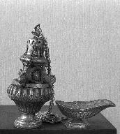 Encensoir & navette à encens, église Saint-Martin (Saint-Martin-sur-Oust)