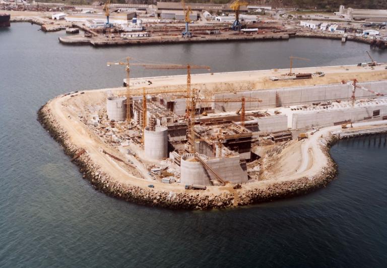 Forme de radoub n°3, quais de réparation n°4 et 5, port de commerce (Brest)