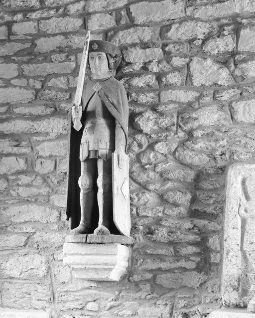 Statue : Saint Julien, chapelle Saint-Méen, le Borne (Guégon)