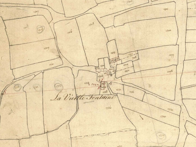 Écart, la Vieille Fontaine (Cuguen)