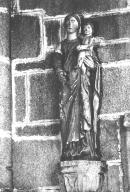 Statue (petite nature) : Vierge à l'Enfant (1), chapelle Saint Sébastien (Le Faouët)