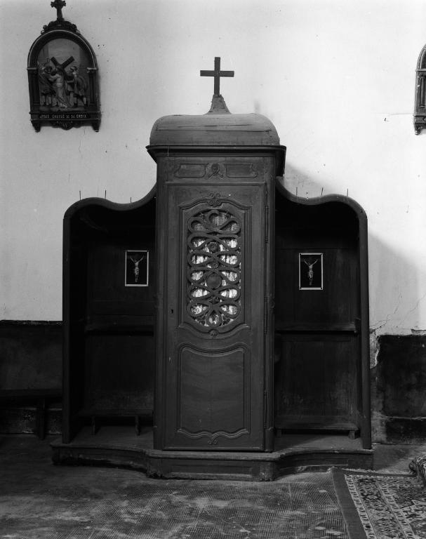 Confessionnal, église paroissiale Saint-Servais (La Trinité-Surzur)