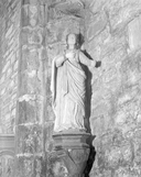 Statue (d'applique, petite nature) : saint Jean-Baptiste, chapelle Saint-Germain (Plogastel-Saint-Germain)