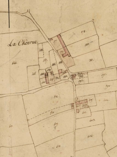 Écart, la Chevrue ; les Cours Romé (Montreuil-sur-Ille)