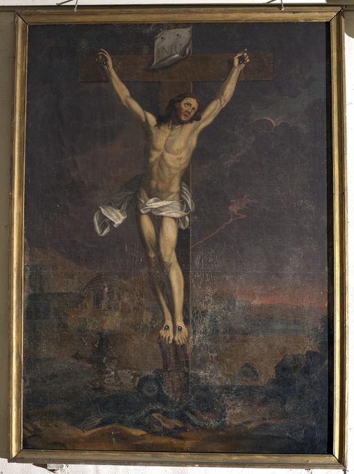Tableau : Christ en croix, église Notre-Dame (Missiriac)