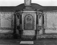 Autel, prédelle, tabernacle, église paroissiale Saint-Armel (Saint-Armel)