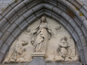 Tympan : Immaculée Conception (?)
