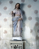 Statue (petite nature) : saint ermite