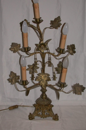 Paire 1 de chandeliers d'église