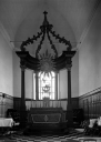 Ensemble du maître-autel : retable, tabernacle, autel et baldaquin d'autel