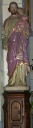 Statue sur socle : saint Joseph et l'Enfant