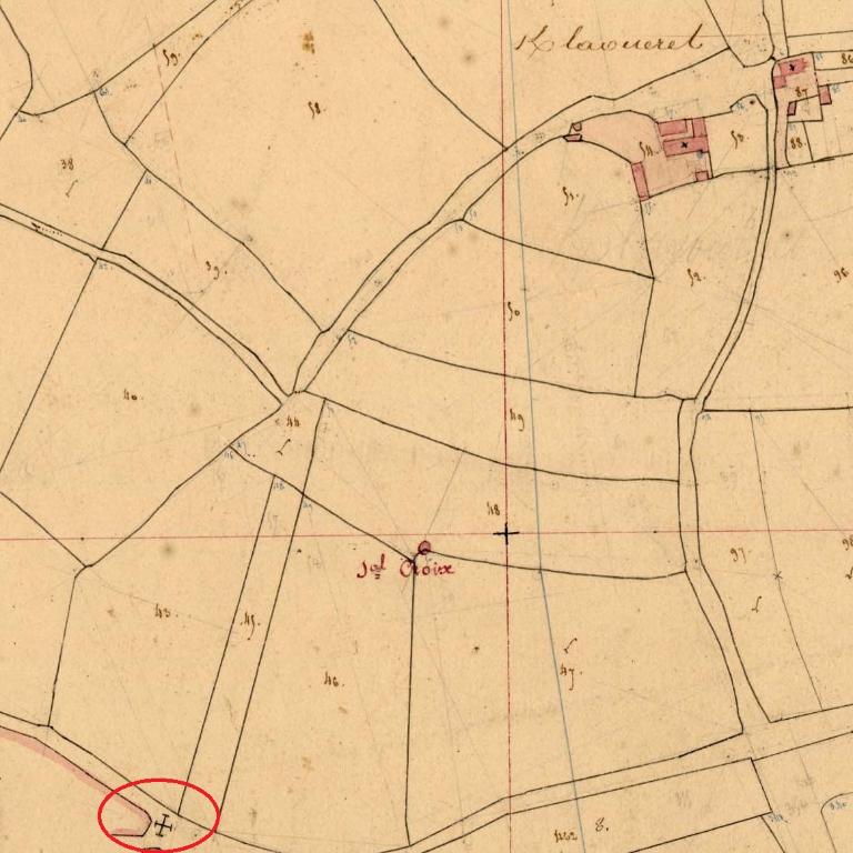 Croix de chemin, Kerlaouéret (Lanhouarneau)