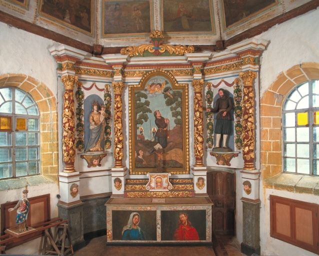 Ensemble du maître-autel (retable, tabernacle)
