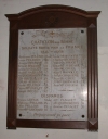 Tableau commémoratif des morts de la guerre 1914-1918