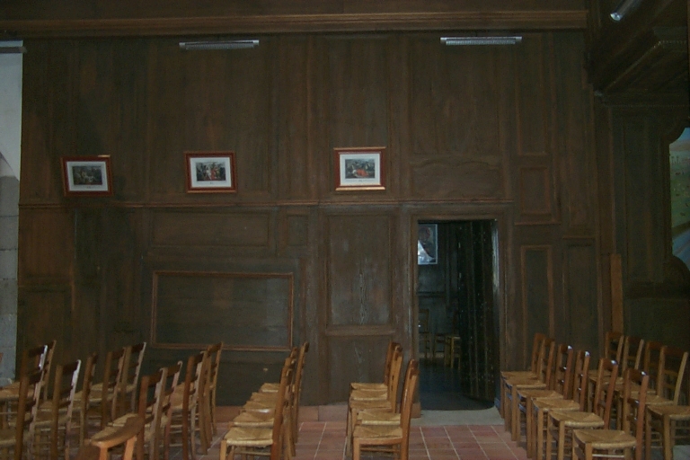 Lambris de revêtement de la nef