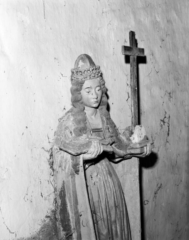 Statue (petite nature, d'applique) : sainte Hélène, chapelle sainte-Hélène (Surzur)