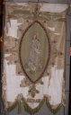 Bannière de procession : Immaculée Conception, Education de la Vierge