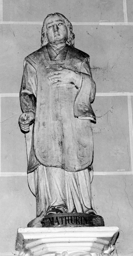 Statue (demi-nature) : saint Mathurin